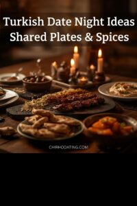 image of a dinner table filled with Turkish dishes,