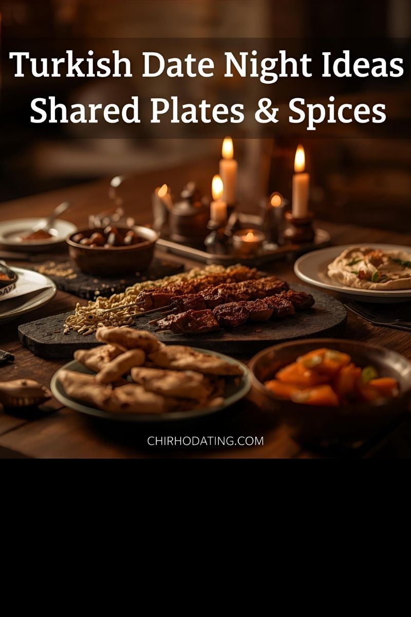 image of a dinner table filled with Turkish dishes,