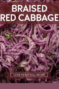 image of braised red cabbage,