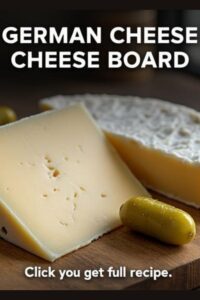 image of German cheese board,