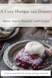 image of Hungarian Cherry Dessert,