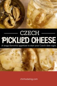 image of Czech pickled cheese,