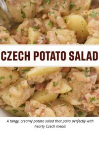 a closeup image of a potato salad,