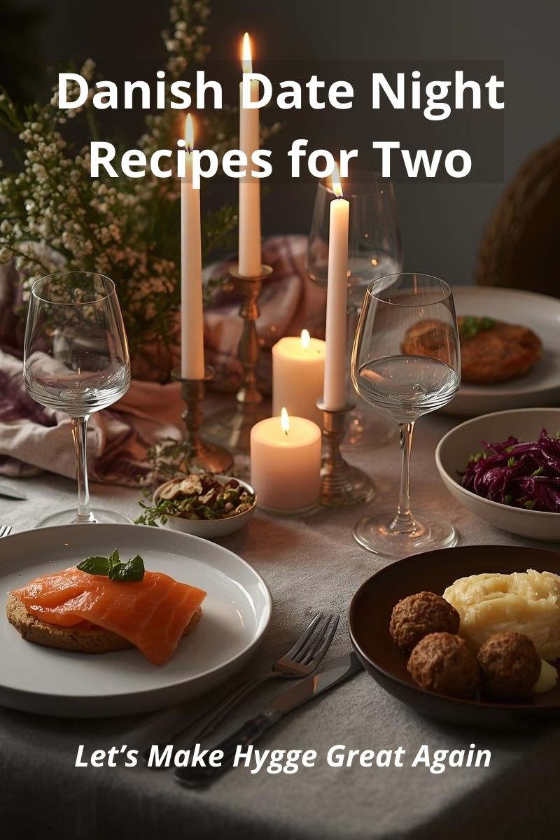 blog cover of Danish date night recipes,