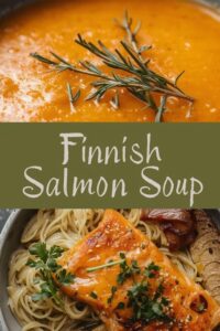 Finnish salmon soup,
