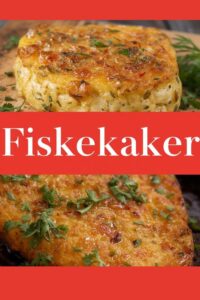 fiskekaker, Norwegian fish cakes,