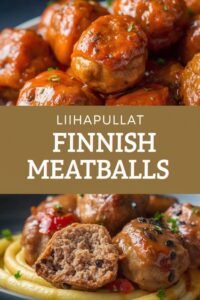 lihapullat, Finnish meatballs,