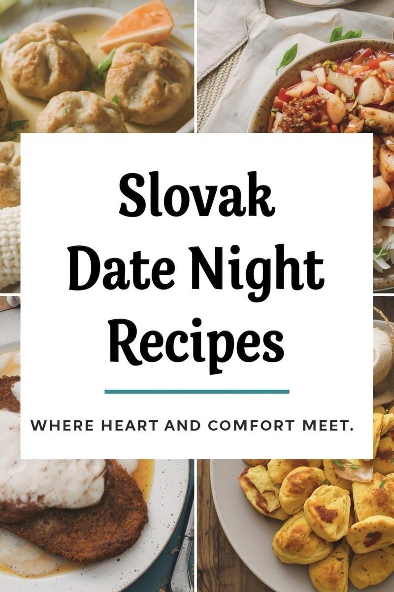Slovak date night recipes blog cover,