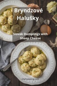 image of Slovak dumplings with sheep cheese,