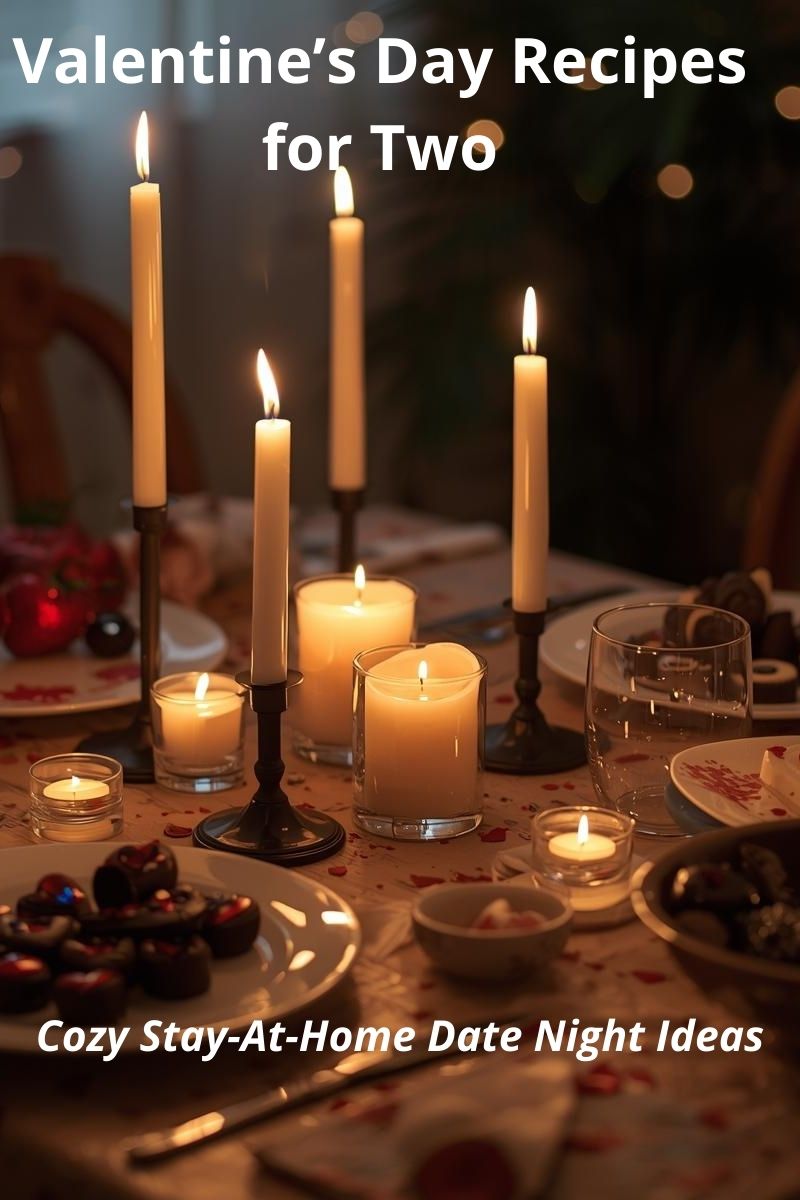 valentine's day recipes for two blog cover,
