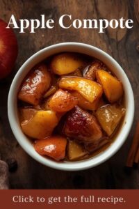 image of apple compote,