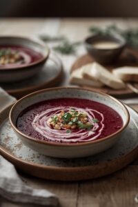 Latvian Date Night Recipes: 7 Cozy Dinners from the Heart of the Baltics 8 image of Latvian cold beet soup,