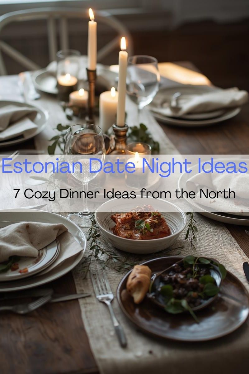 Estonian date night recipes blog cover,