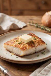 Icelandic Date Night Recipes: Cozy Recipes from the Land of Fire and Ice 6 image of cod with butter,