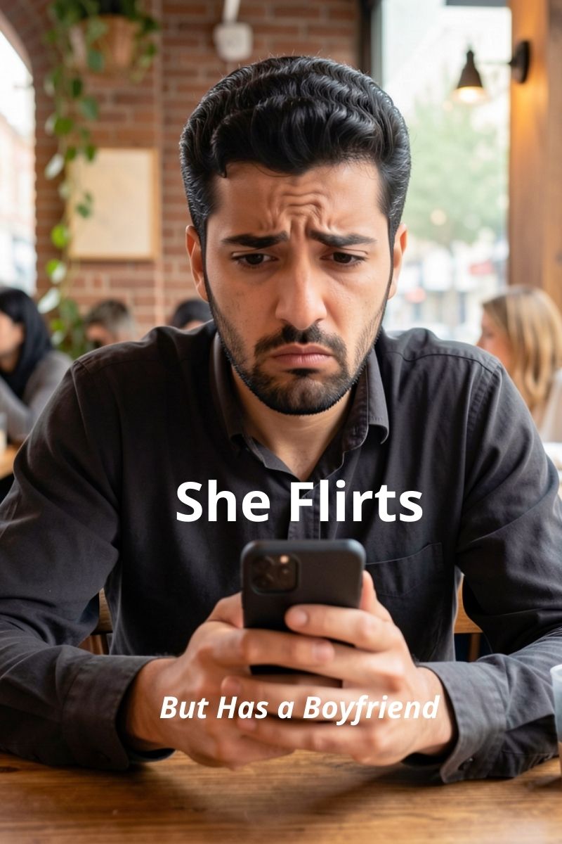 why she flirts with you even though she has a boyfriend,