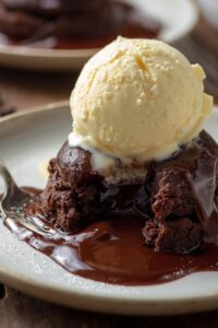 image of chocolate lava cake,