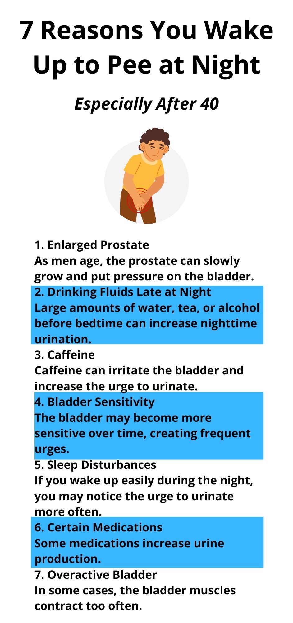 Infographic Why Men Wake Up to Pee At Night