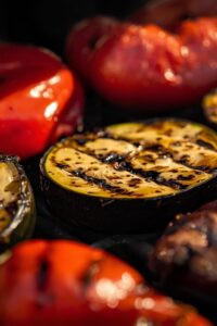 Closeup image of Serbian Grilled Vegetables,