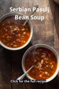 image of Serbian Pasulj Bean Soup,