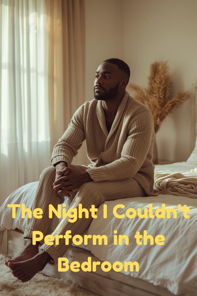 the night I couldn't perform in the bedroom blog cover,