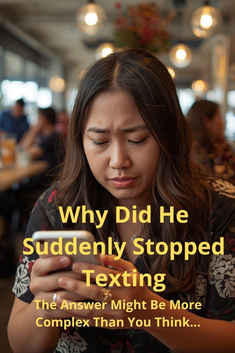 why did he suddenly stops texting blog cover,