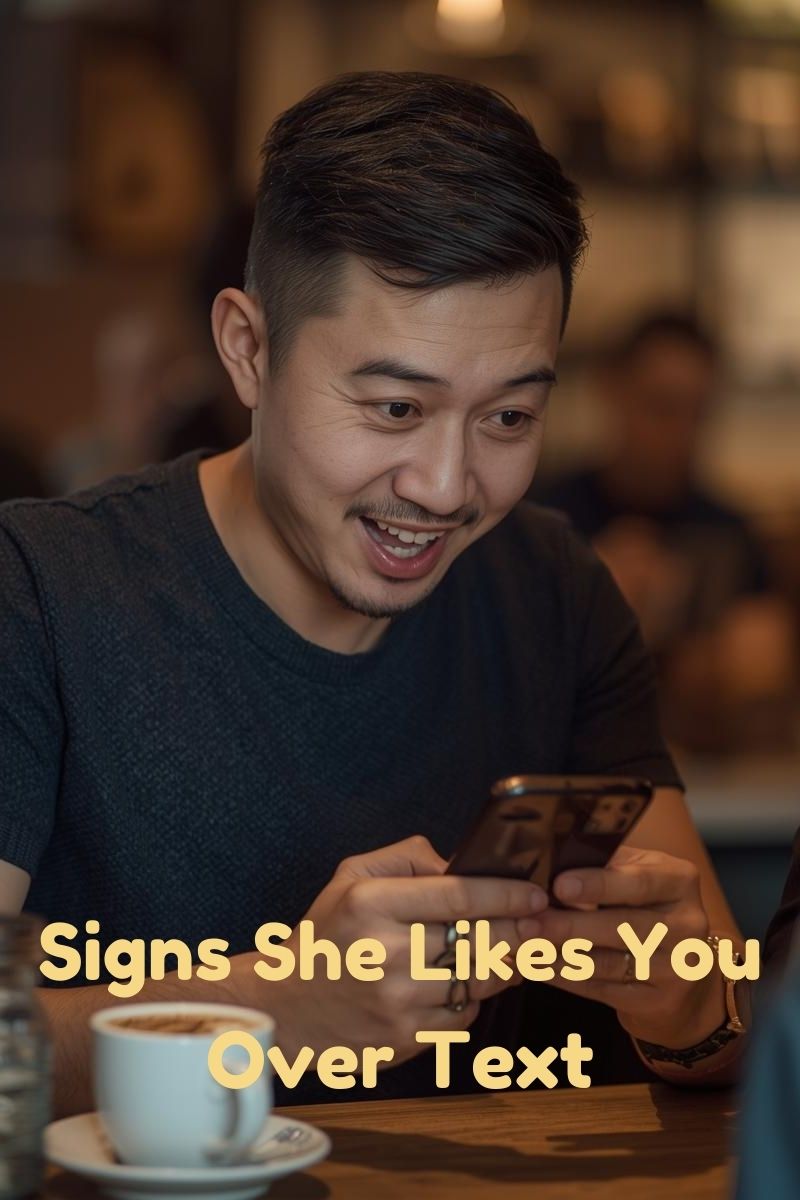 signs she likes you over text blog cover,