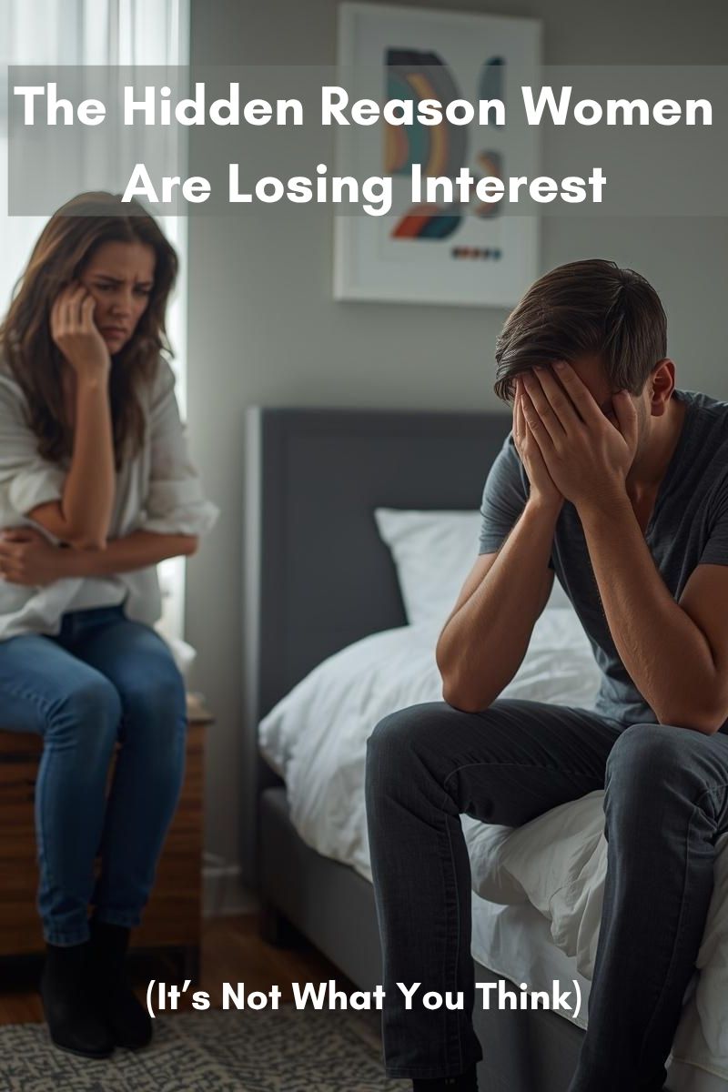 man and woman in despair in their bedroom,