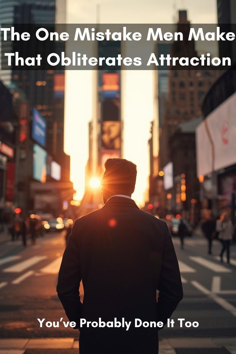 man walking alone in the city at sunset