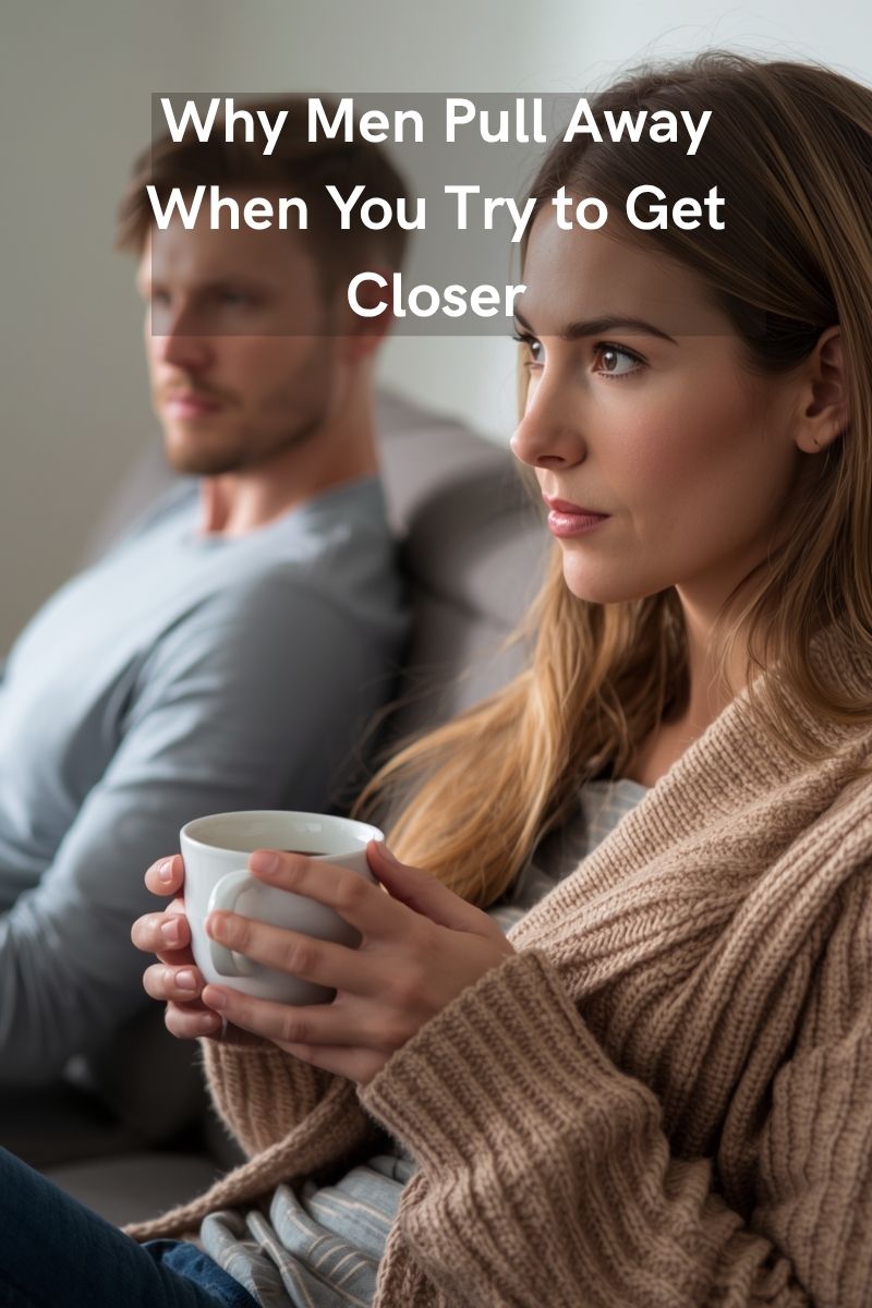 woman wondering why men pull away when she tries to get closer