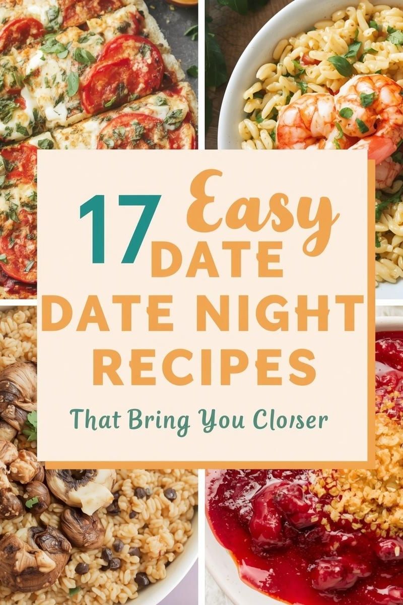 blog cover of easy date night recipes,