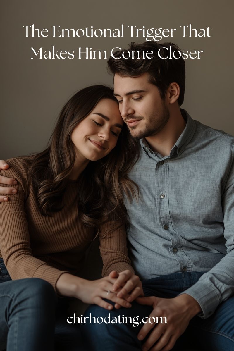 emotional trigger that makes him come closer in a relationship