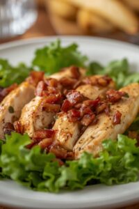 image of a chicken Ceasar salad,