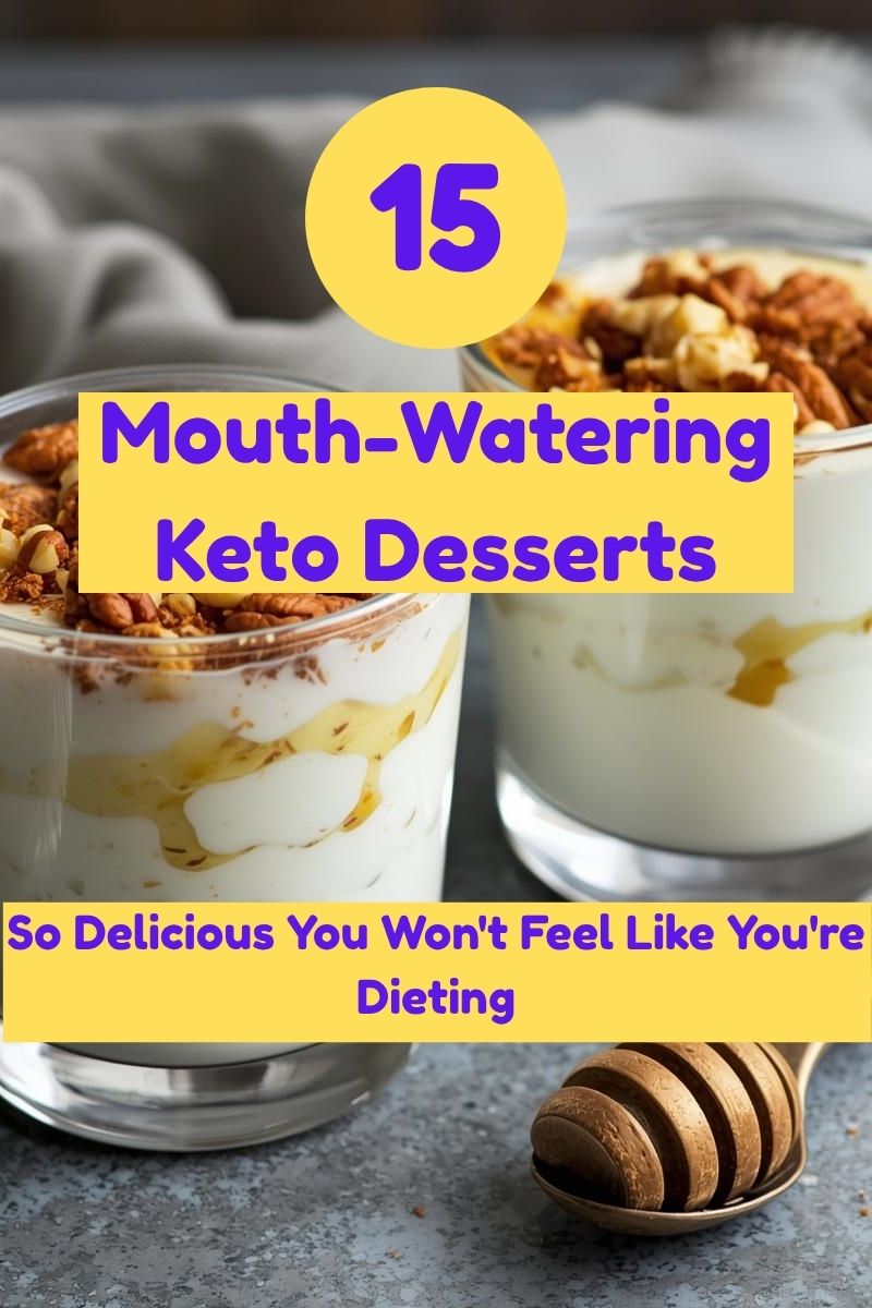presentation of a keto dessert,
