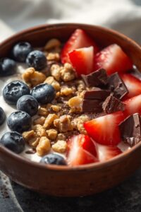 image of a healthy dessert,