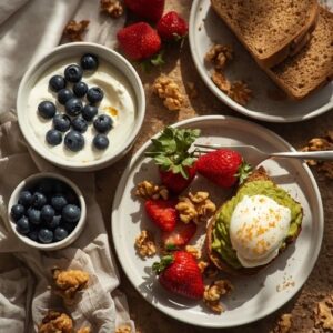 an image of a healthy breakfast,