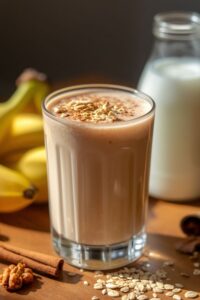 7 Smoothie Recipes for Better Blood Flow Naturally 11 image of a healthy walnut breakfast smoothie,