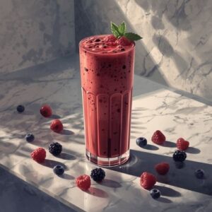 image of berry comfort smoothie,