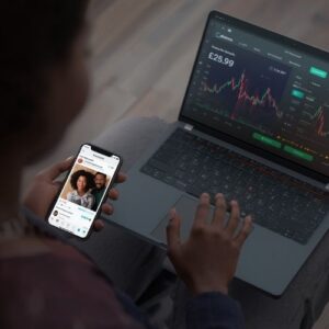 a victim of a romance scam making an investment on a fake cryptocurrency platform,