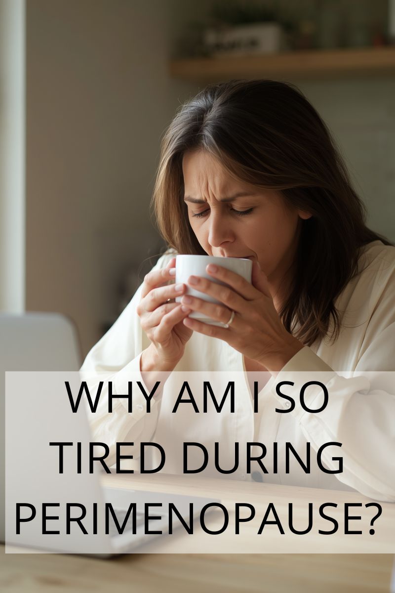 a woman suffering from fatigue in the morning while she's drinking coffee in front of her laptop,