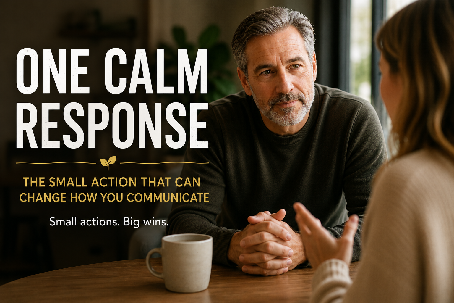 One Calm Response: The Small Action That Can Change How You Communicate 1 one calm response is often better in relationships,