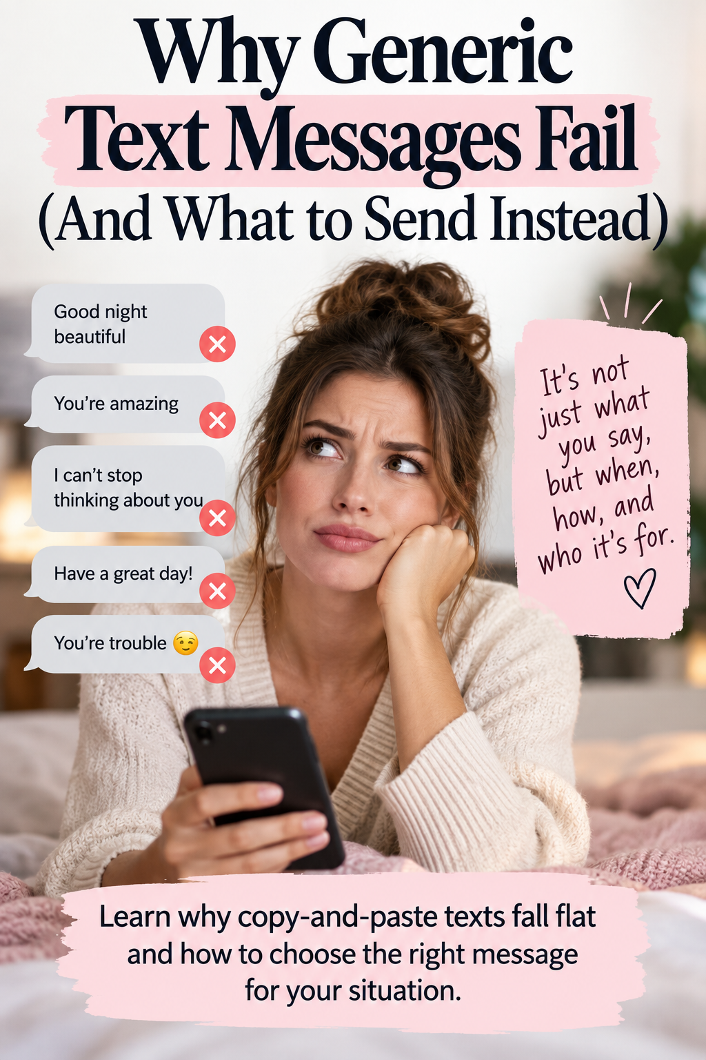 Why Generic Text Messages Fail (And What to Send Instead) 3 Why Generic Text Messages Fail (And What to Send Instead)